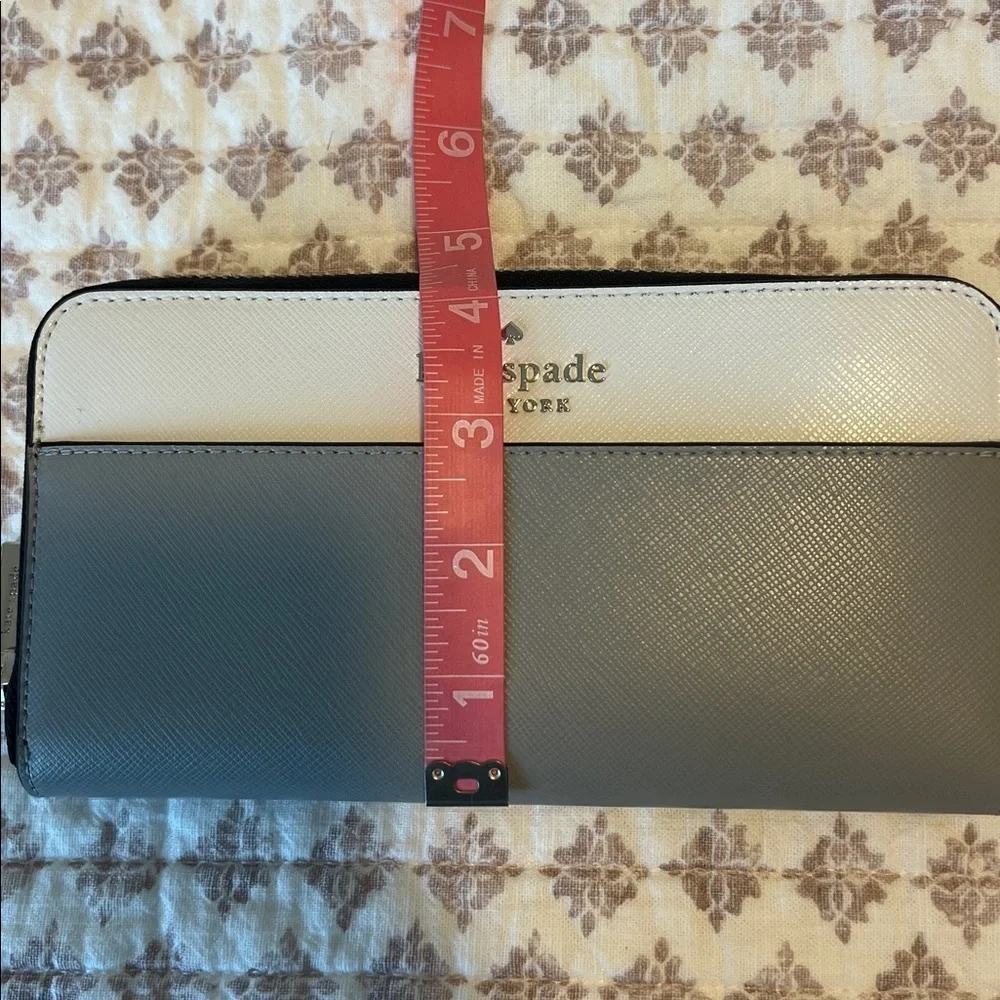 Kate Spade New York Staci Continental Wallet Nimbus Grey Multi